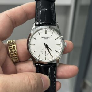 Patek Philippe Calatrava Silver Dial 18 kt White Gold 5196G 001(default)