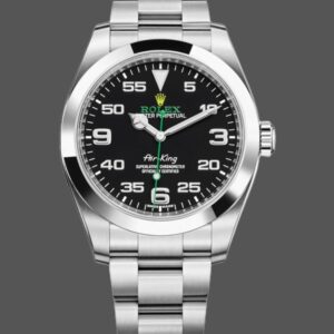 Rolex Air-King Stainless Steel Black Arabic Dial 116900 40mm Mens Replica Watch