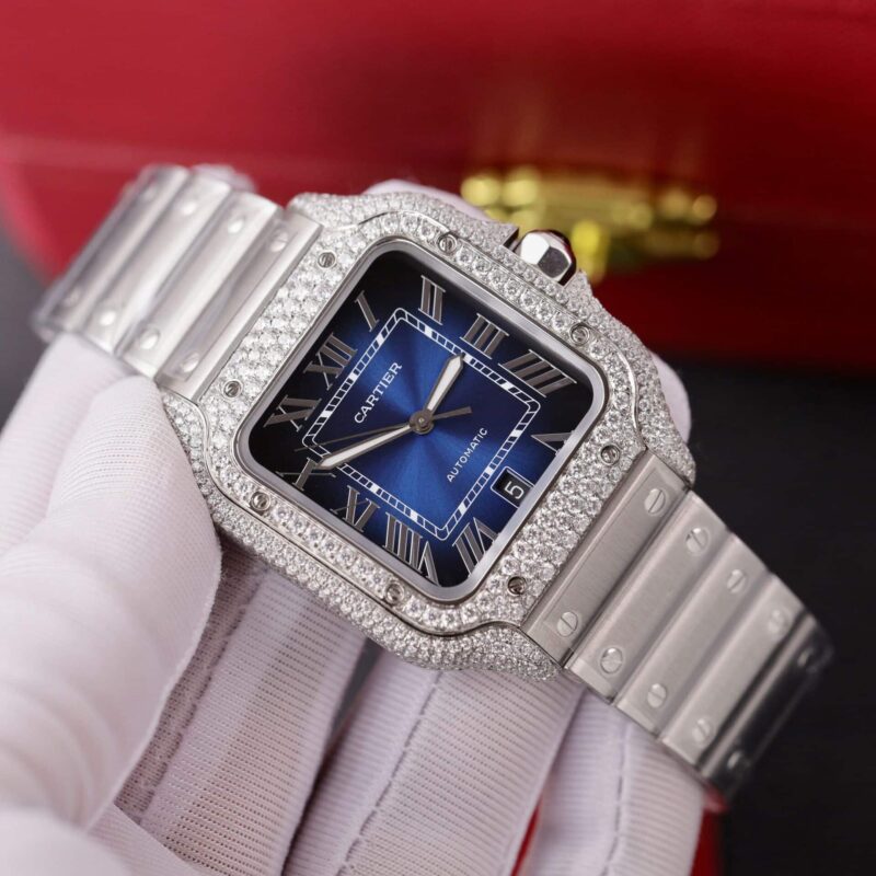 Cartier-Santos-Blue-Dial-Customized-Moissanite-Case-3-800×800-1.jpg