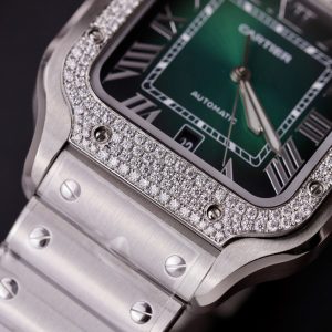Cartier-Santos-Green-Dial-Custom-Moissanite-Bezel-8-300×300-1.jpg