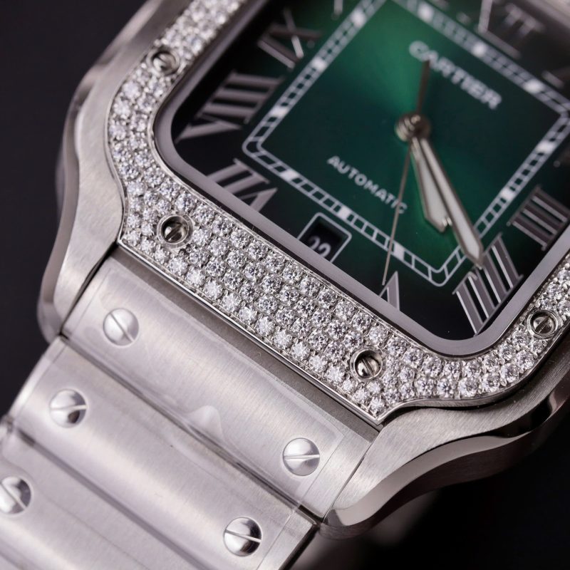 Cartier-Santos-Green-Dial-Custom-Moissanite-Bezel-8-800×800-1.jpg